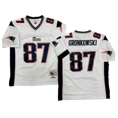 Rob Gronkowski New England Patriots 2007 White Legacy Jersey