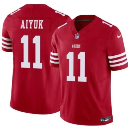 San Francisco 49ers #11 Brandon Aiyuk Red Jersey