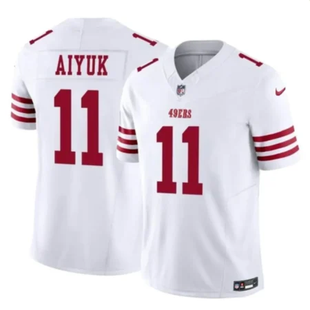San Francisco 49ers #11 Brandon Aiyuk White Jersey