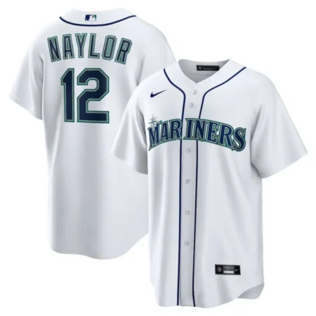 Seattle Mariners Josh Naylor White Home Jersey