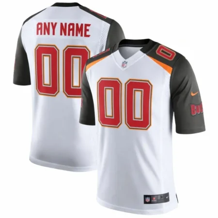 Tampa Bay Buccaneers Custom White Speed Machine Jersey