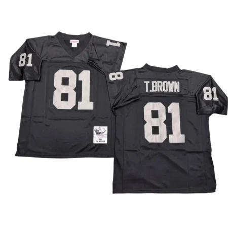 Tim Brown Los Angeles Raiders 1994 Black Legacy Jersey