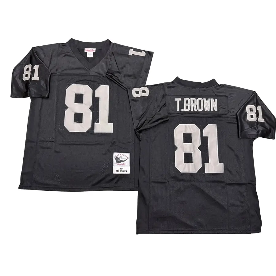 Tim Brown Los Angeles Raiders 1994 Black Legacy Jersey