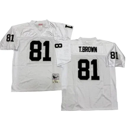 Tim Brown Los Angeles Raiders 1994 White Legacy Jersey