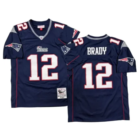 Tom Brady New England Patriots Navy Legacy Jersey