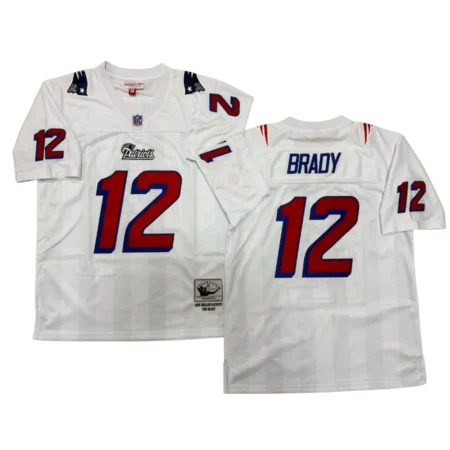Tom Brady New England Patriots White Legacy Player Jersey
