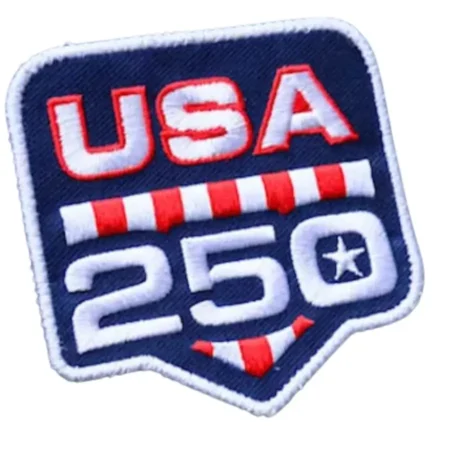 USA 250 Patch Super Bowl Embroidered