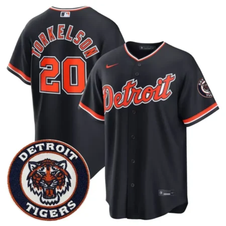 Detroit Tigers Spencer Torkelson Nike Navy Alternate Jersey