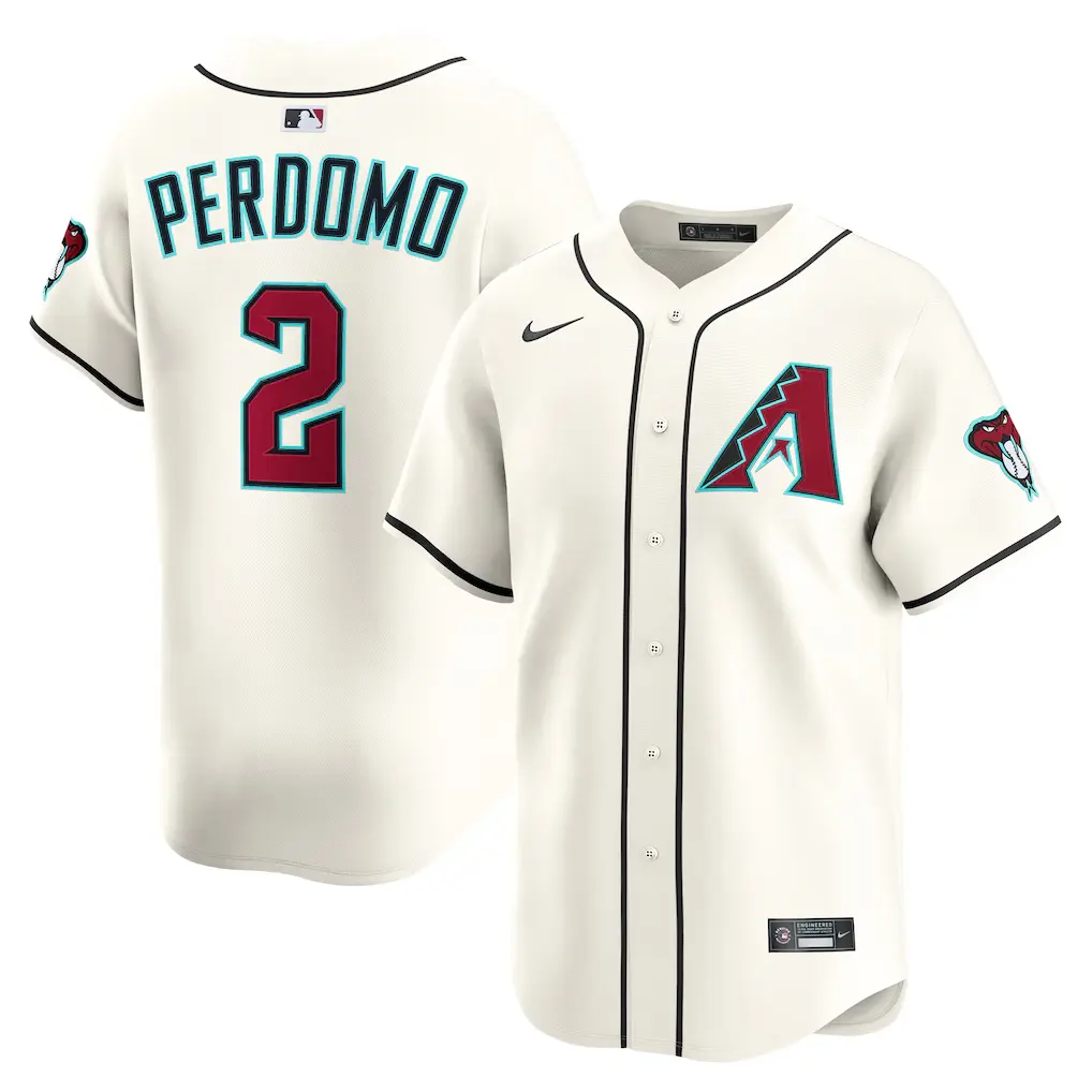 Arizona Diamondbacks Geraldo Perdomo Nike Cream Home Limited Player Jersey