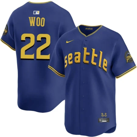 Bryan Woo Seattle Mariners City Connect Limited Jersey