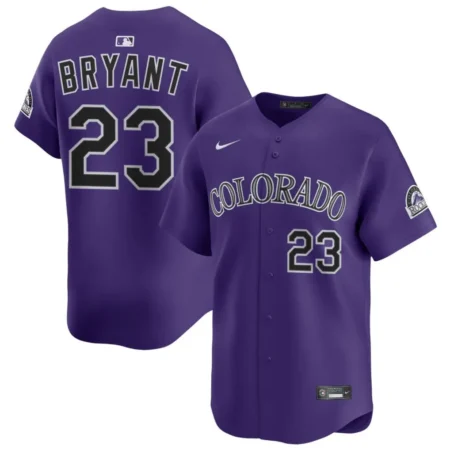 Colorado Rockies Kris Bryant Purple Jersey