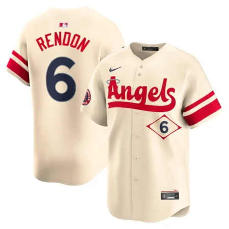 Los Angeles Angels Anthony Rendon Nike Cream City Connect Limited Player Jersey