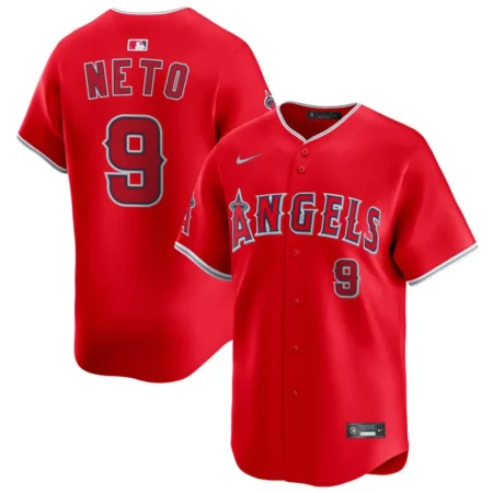 Los Angeles Angels Zach Neto Red Jersey