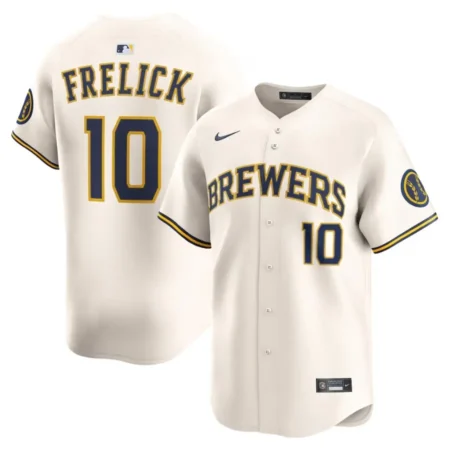 Milwaukee Brewers Sal Frelick Cream Home Limited Player Jersey