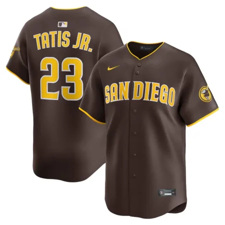 San Diego Padres Fernando Tatis Jr. Nike Brown Road Limited Player Jersey