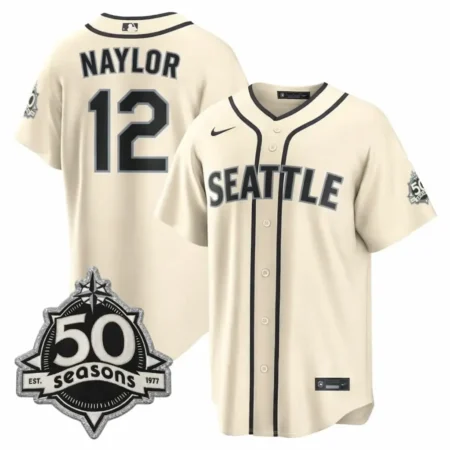 Seattle Mariners 2026 Cream Alternate Stadium Jersey Stitched