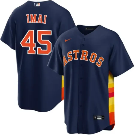 Tatsuya Imai Houston Astros Alternate Navy Jersey