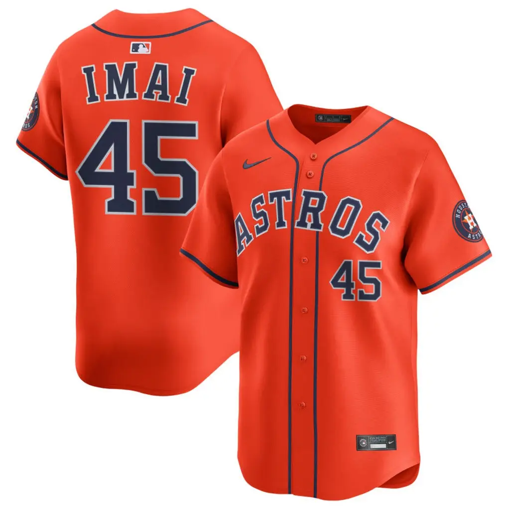Tatsuya Imai Houston Astros Orange Limited Jersey