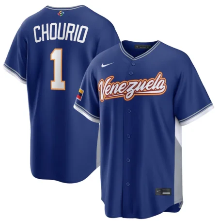 Venezuela Baseball Jackson Chourio 2026 World Baseball Classic Stitched