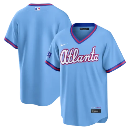 Braves Powder Blue 2026 City Connect Jersey Stitched