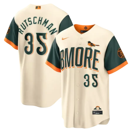 Orioles Adley Rutschman Natural 2026 City Connect Jersey Stitched