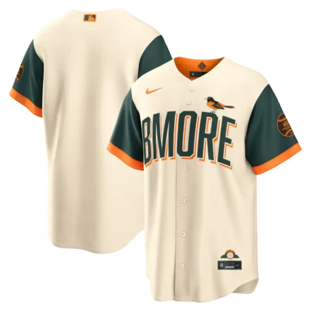 Orioles Natural 2026 City Connect Jersey Stitched