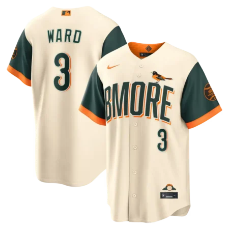 Orioles Taylor Ward Natural 2026 City Connect Jersey Stitched