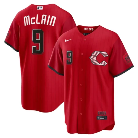 Reds Matt McLain Red 2026 City Connect Jersey Stitched