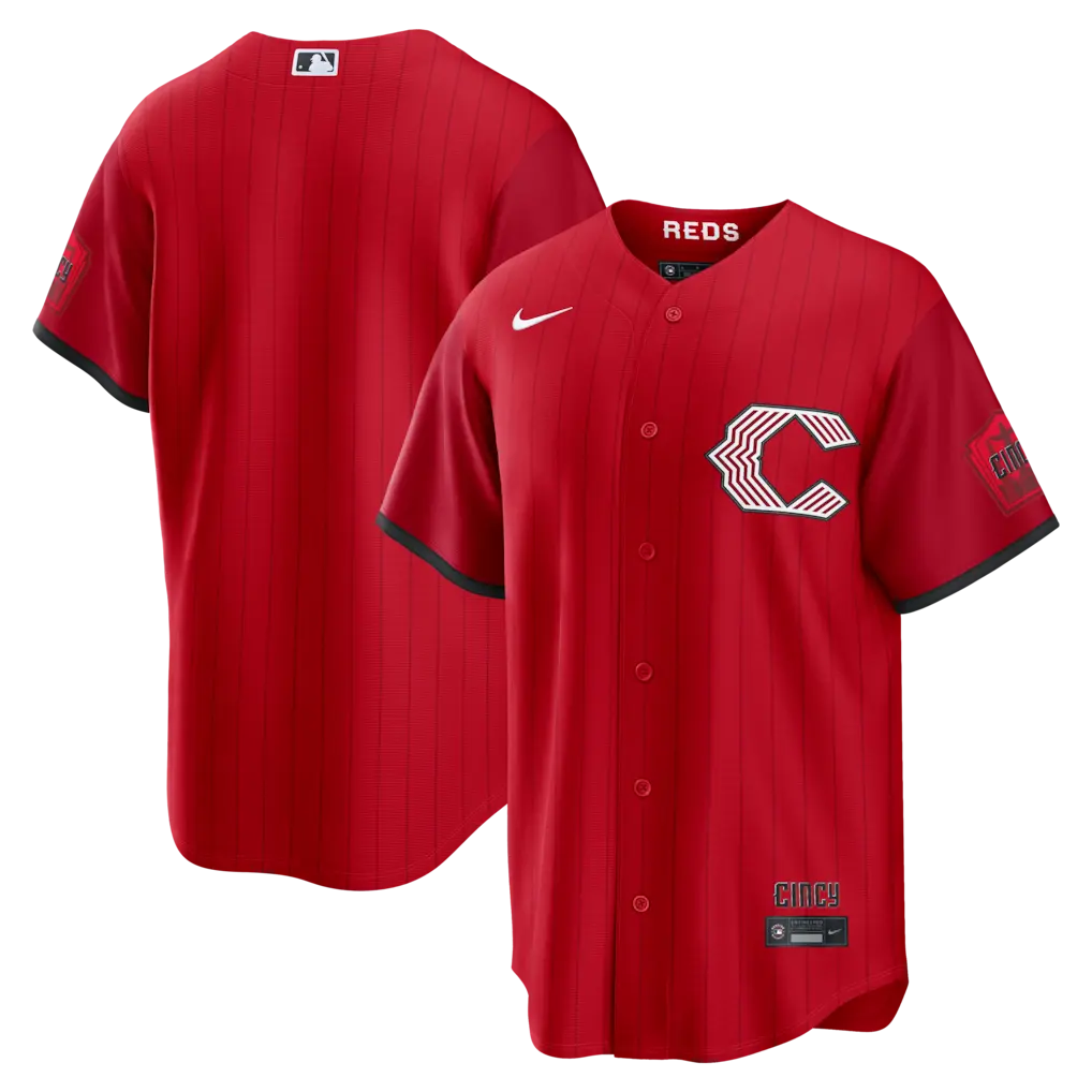 Reds Red 2026 City Connect Jersey Stitched