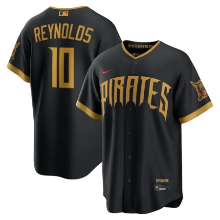 Pirates Bryan Reynolds Black 2026 City Connect Jersey Stitched