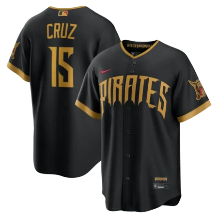 Pirates Oneil Cruz Black 2026 City Connect Jersey Stitched