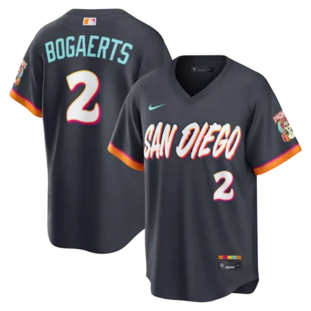 Padres Xander Bogaerts Obsidian 2026 City Connect Jersey Stitched