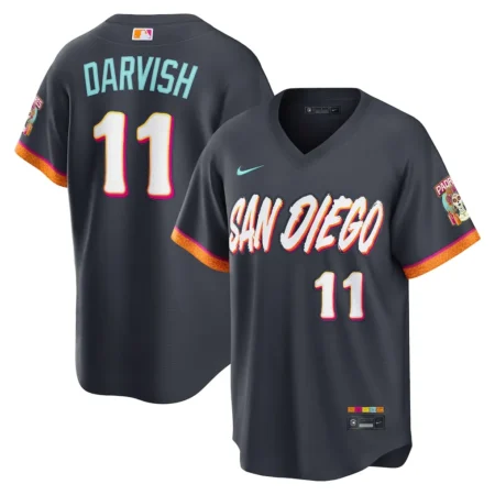Padres Yu Darvish Obsidian 2026 City Connect Jersey Stitched