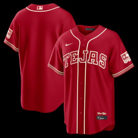 Men's Texas Rangers Nike Red 2026 City Connect Stadium Jersey